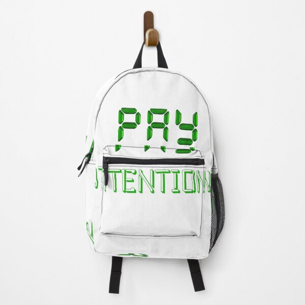 Item preview, Copy of Pay Attention-Solid-White Background designed and sold by Trendi61.