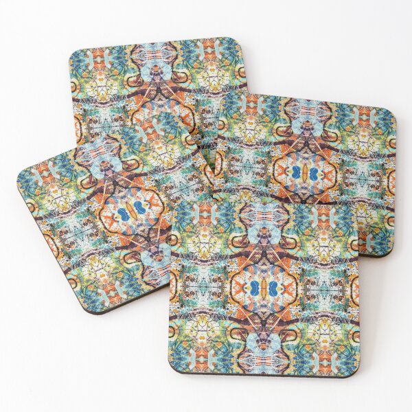 Item preview, Bright colorful abstract psychedelic pattern  designed and sold by Grey Robinson.