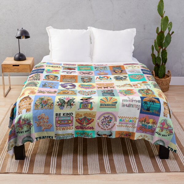 Item preview, Retro Positivity Patchwork designed and sold by Yourfavshop600.