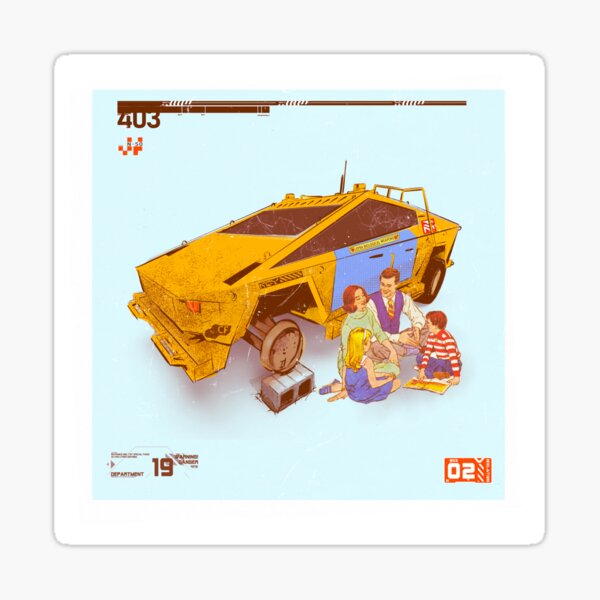 Cyber Truck Nuts Sticker