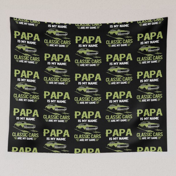 Item preview, Papa is my Name Classic Cars Are My Game designed and sold by 365CarMods Official.