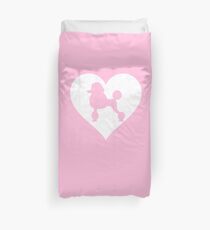 POODLE T SHIRT Duvet Cover