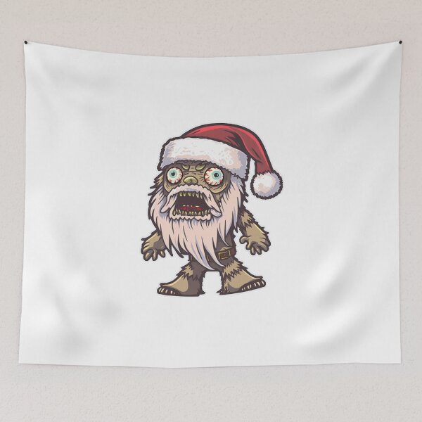 Item preview, SASQUATCH ZOMBIE CHRISTMAS SANTA CLAUS designed and sold by thisisallahoax.