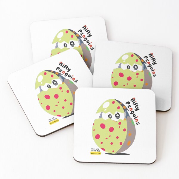 Item preview, Cute Penguins in Colorful Eggshells - Collection N. 7 designed and sold by NiftyPenguins.