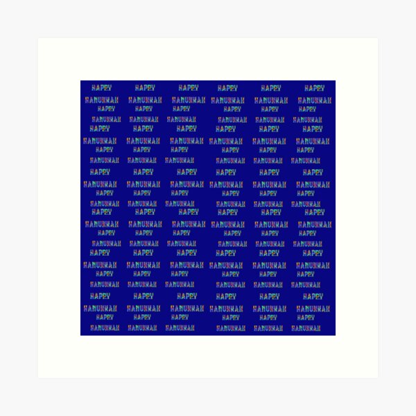 Item preview, Happy Hanukkah 11522 designed and sold by mandalafractal.