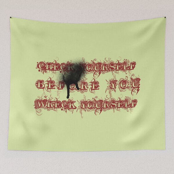 Item preview, Check yourself before you wreck yourself. designed and sold by mensijazavcevic.