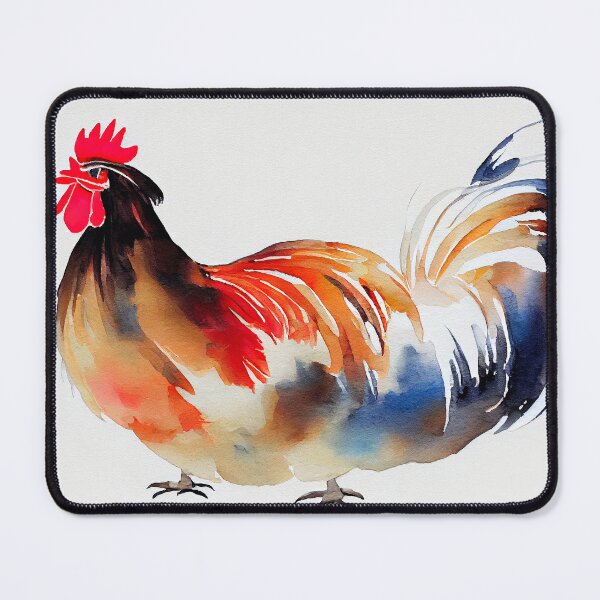 Item preview, Watercolor Japanese Rooster designed and sold by Aaron Ochs.