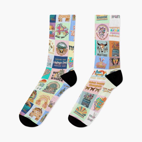 Item preview, Retro Positivity Patchwork designed and sold by Yourfavshop600.