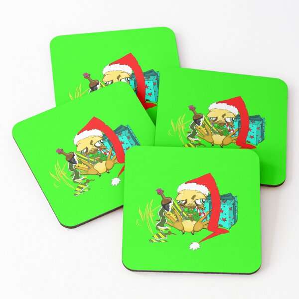 Item preview, Grumpy Chicken Christmas designed and sold by ArtAastrup  by Marianne Aastrup.