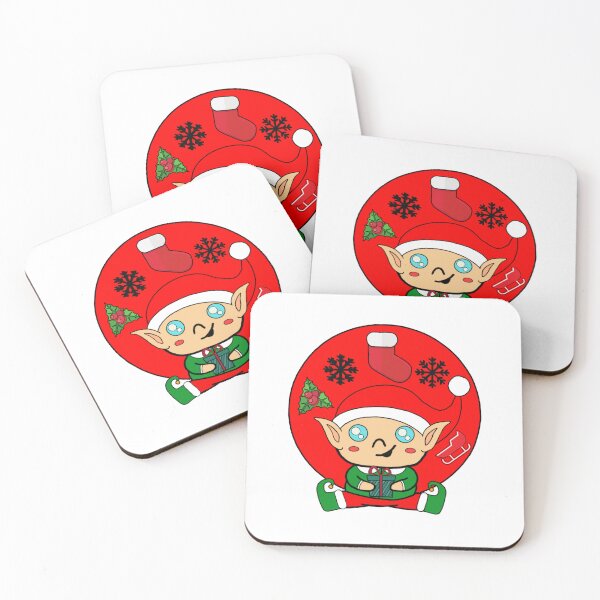 Item preview, Kawaii Christmas Elf's Holiday Gift designed and sold by GarnersDesigns.