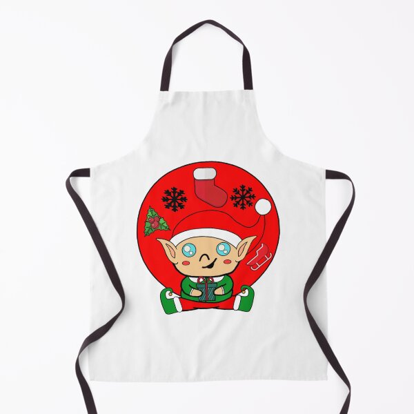Item preview, Kawaii Christmas Elf's Holiday Gift designed and sold by GarnersDesigns.