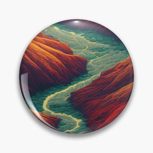 Item preview, River Running Through Valley Of Mountains , Beautiful Painting designed and sold by mariavision.