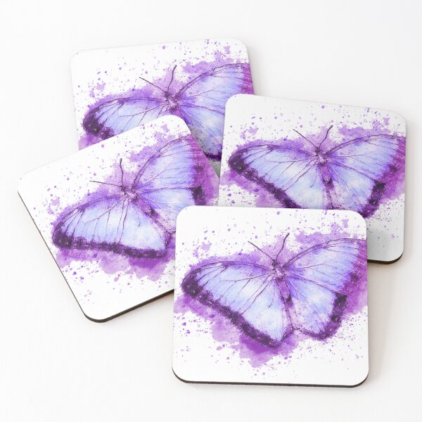 Item preview, Purple Butterfly Painting Style designed and sold by RepublicOfFire.