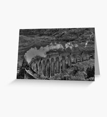 The Jacobite Steam Train. Greeting Card