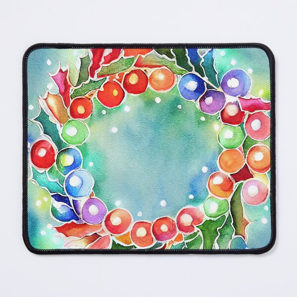 Item preview, Christmas wreath with lights designed and sold by art8085.