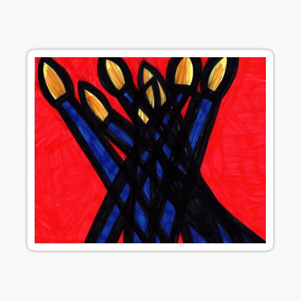 "Candles In The Wind" Sticker for Sale by Redbubble