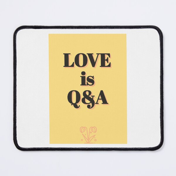 Item preview, LOVE is ... questions and answers ... and a flower! designed and sold by JoyPhotoArt.