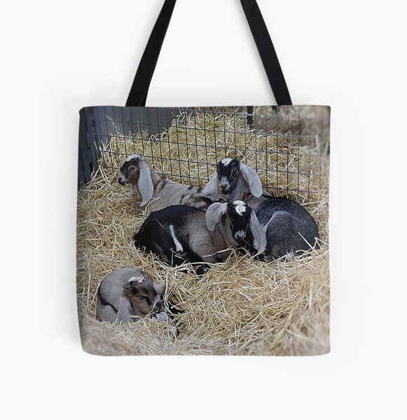 "Cute Baby Goats" Tote Bag for Sale by HilaryFran Redbubble