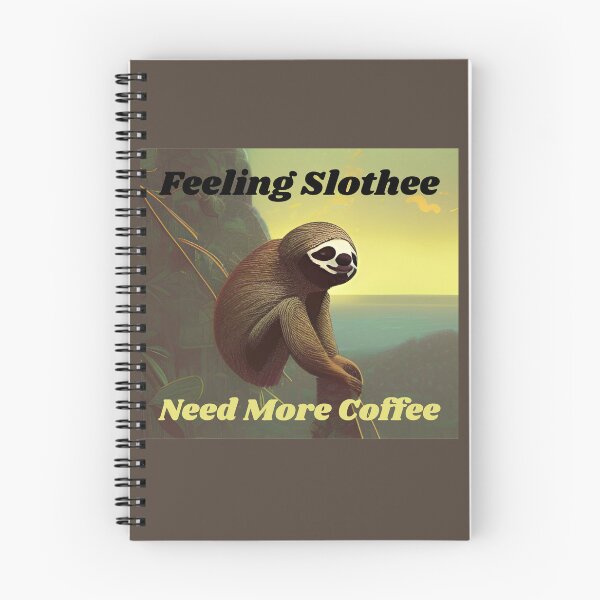 Item preview, Feeling Slothee Need More Coffee designed and sold by shirtkosa.