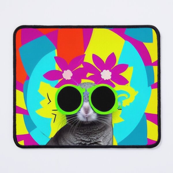 Item preview, Stylish Chinchilla with Flower Sunglasses designed and sold by katiebca2.