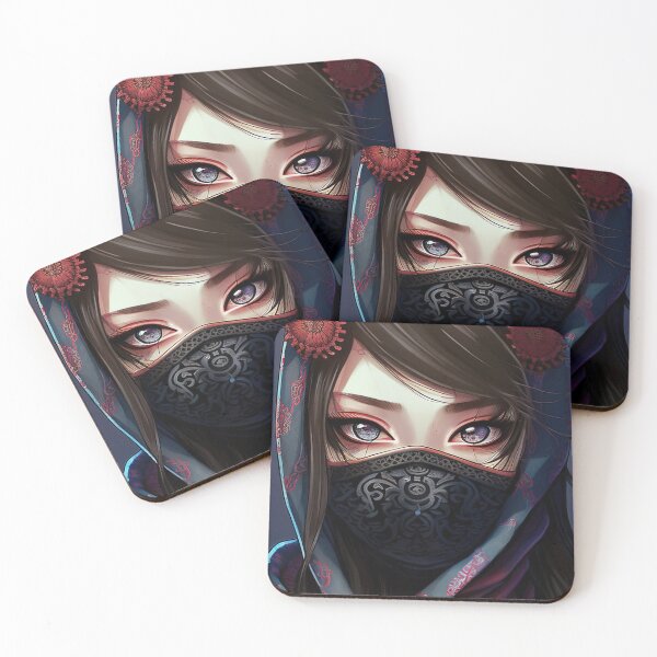 Item preview, Chica shinobi femenina designed and sold by 100PercentOtaku.