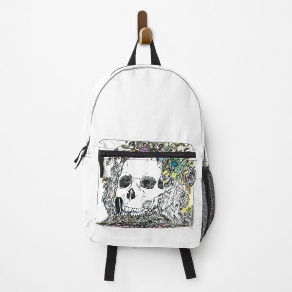 Item preview, Skull with gems  watercolour and ink drawing  designed and sold by LynseysArtShop.