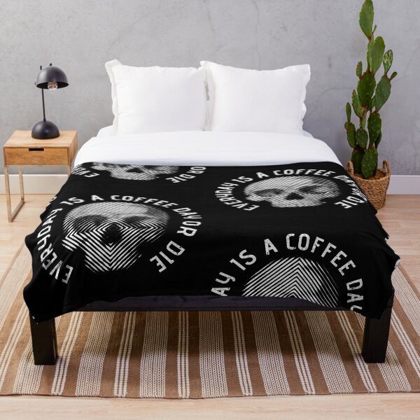 Item preview, EVERYDAY IS A COFFEE DAY OR DIE WHITE designed and sold by Dreamakerstudio.