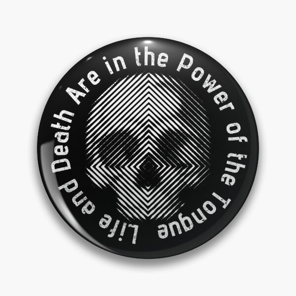 Item preview, Life and Death Are in the Power of the Tongue WHITE designed and sold by Dreamakerstudio.