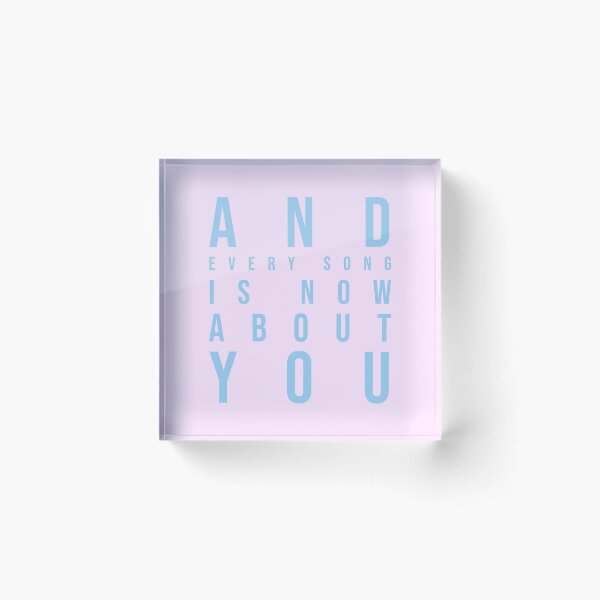 Item preview, Every song about you designed and sold by PuzzzledLove.