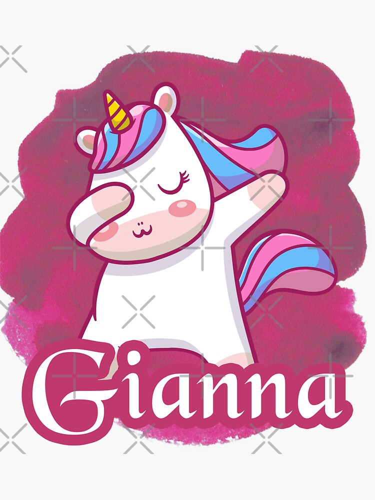 “Gianna custom - Gianna name - Gianna” Sticker for Sale by