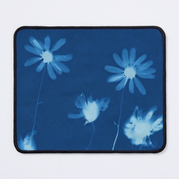 Item preview, Cyanotype Oxeye Daisies designed and sold by LymphomaLass.
