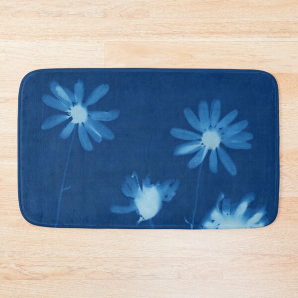 Item preview, Cyanotype Oxeye Daisies designed and sold by LymphomaLass.