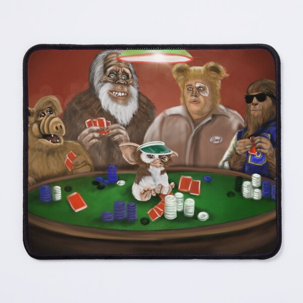 Item preview, 1980s Blast from the Past Poker - Alf, Harry, Barf, Teenwolf, Gizmo designed and sold by KookyCanvas.