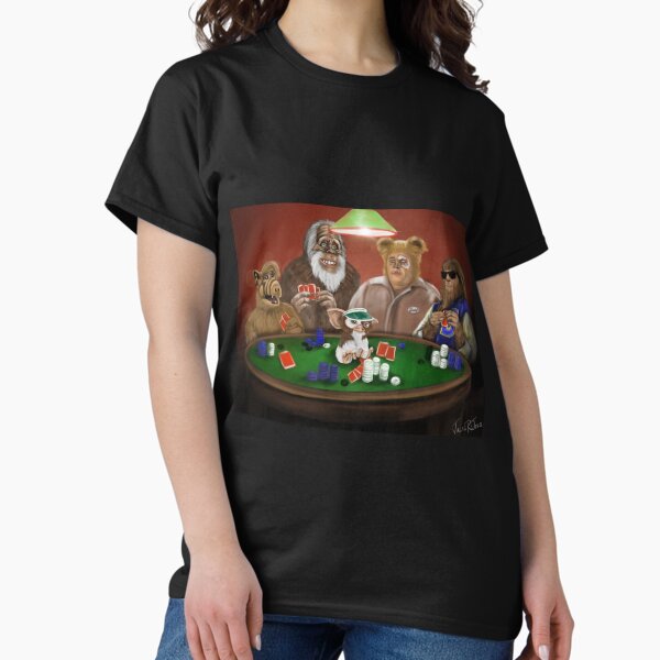 1980s Blast from the Past Poker - Alf, Harry, Barf, Teenwolf, Gizmo Classic T-Shirt