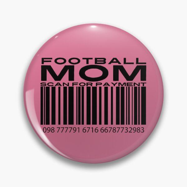 Item preview, Football Mom Scan For Payment | Mom Football | Football with Mommy (White Lettering Available) designed and sold by Wavecrest Wearables.