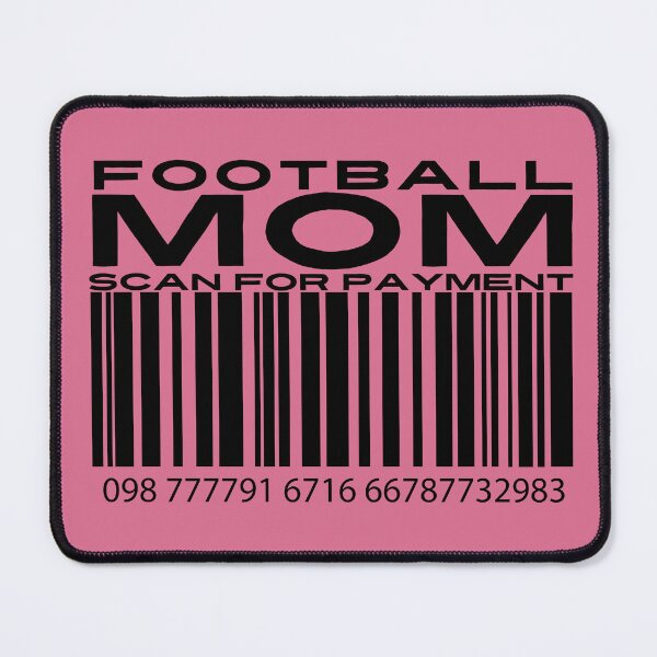 Item preview, Football Mom Scan For Payment | Mom Football | Football with Mommy (White Lettering Available) designed and sold by Wavecrest Wearables.