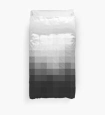Monotone Pixel Gradient Duvet Cover