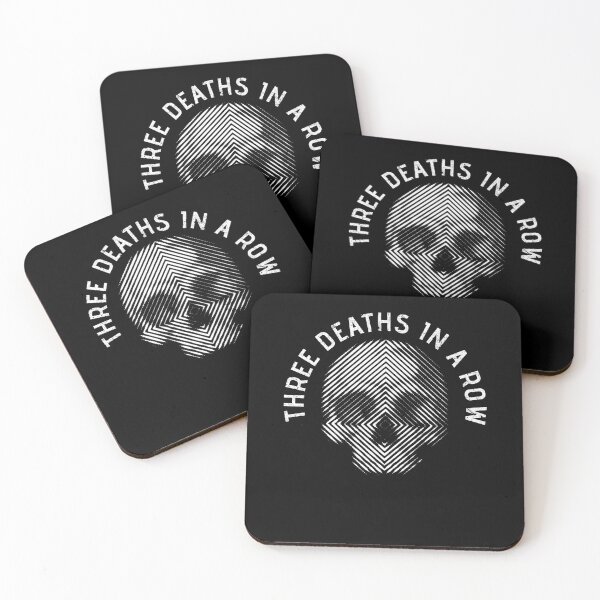 Item preview, THREE DEATHS IN A ROW WHITE designed and sold by Dreamakerstudio.