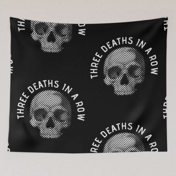 Item preview, THREE DEATHS IN A ROW WHITE designed and sold by Dreamakerstudio.