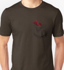 Little Dragon In My Pocket 1 - Red Unisex T-Shirt