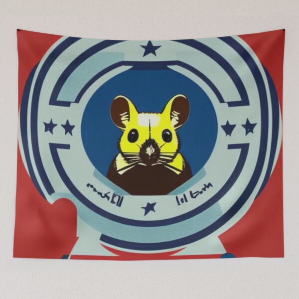 Item preview, Chinchilla Soviet Style Poster designed and sold by katiebca2.