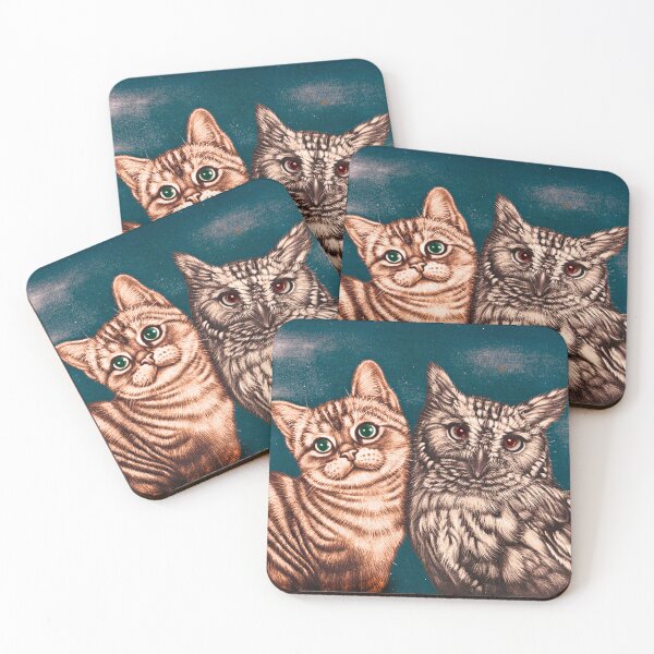 Item preview, A CAT AND AN OWL designed and sold by Pick'n Quick.