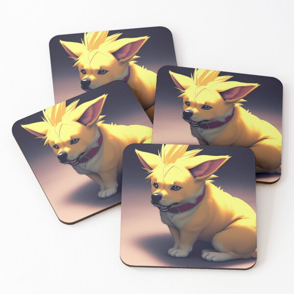 Aperçu de l'œuvre Chien Super Saiyan sérieux créée et vendue par BAYFAIRE.