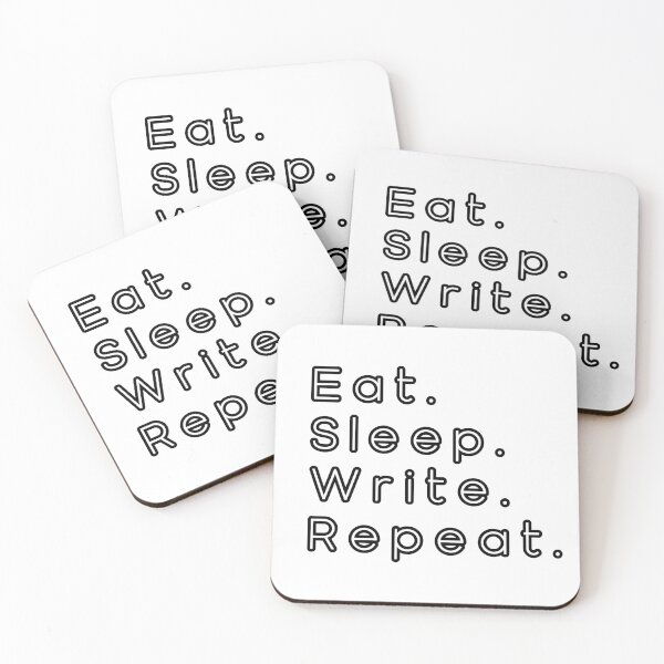 Item preview, Eat Sleep Write Repeat designed and sold by writeabledreams.