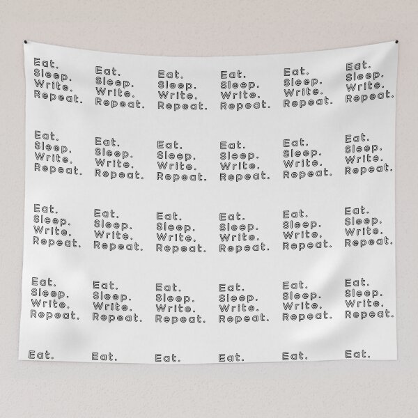 Item preview, Eat Sleep Write Repeat designed and sold by writeabledreams.