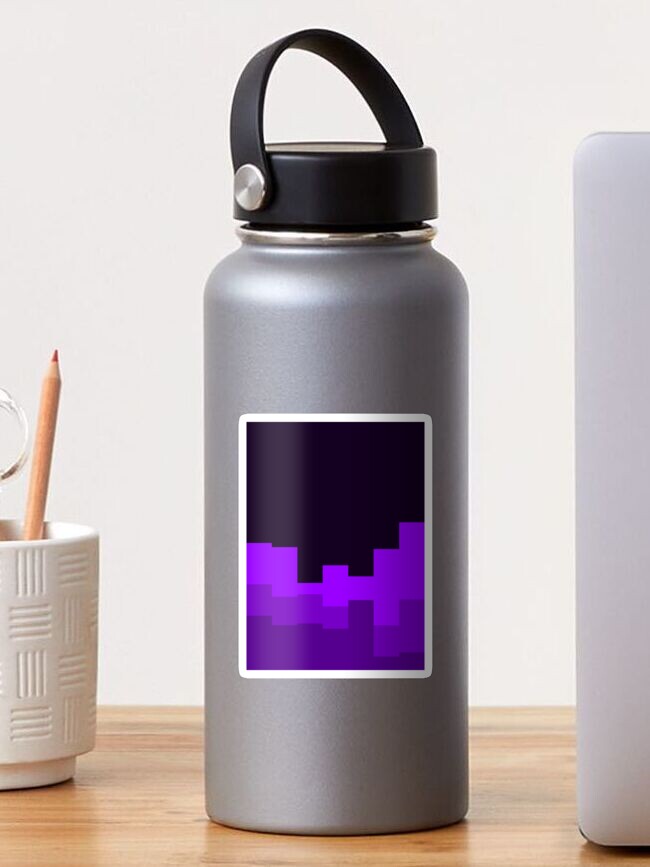 Thumbnail 1 of 3, Sticker, Abstract Purple Skyline designed and sold by Sticker-Lab.