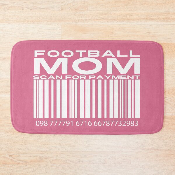 Item preview, Copy of Football Mom Scan For Payment | Mom Football | Football with Mommy (Black Lettering Available) designed and sold by Wavecrest Wearables.