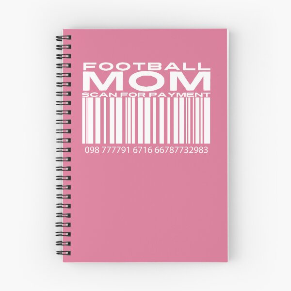 Item preview, Copy of Football Mom Scan For Payment | Mom Football | Football with Mommy (Black Lettering Available) designed and sold by Wavecrest Wearables.