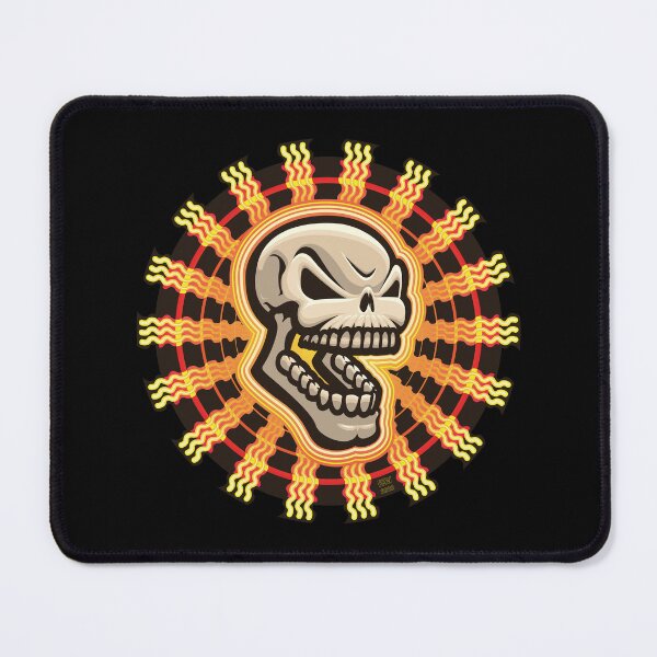 Item preview, Screamin' Skull (Flaming Orange) designed and sold by E Robert Wald.