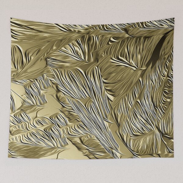 Item preview, Golden Etched Leaves designed and sold by fatenanwar.